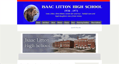 Desktop Screenshot of isaaclittonhighschool.com