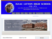 Tablet Screenshot of isaaclittonhighschool.com